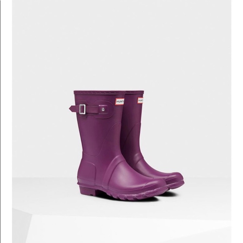 Hunter boots w boot socks